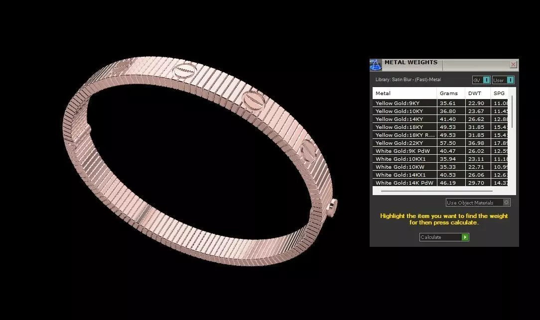Love Unlimited Bracelet 3D Model 3D print model_5