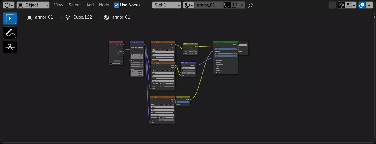 Scifi Soldier - Operator 002 Low-poly 3D model_12