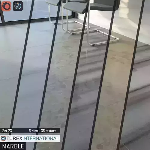 TUREX INTERNATIONAL Marble Tiles Set