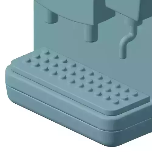 Plastic Coffee Maker Machinery Toy 3D model 4