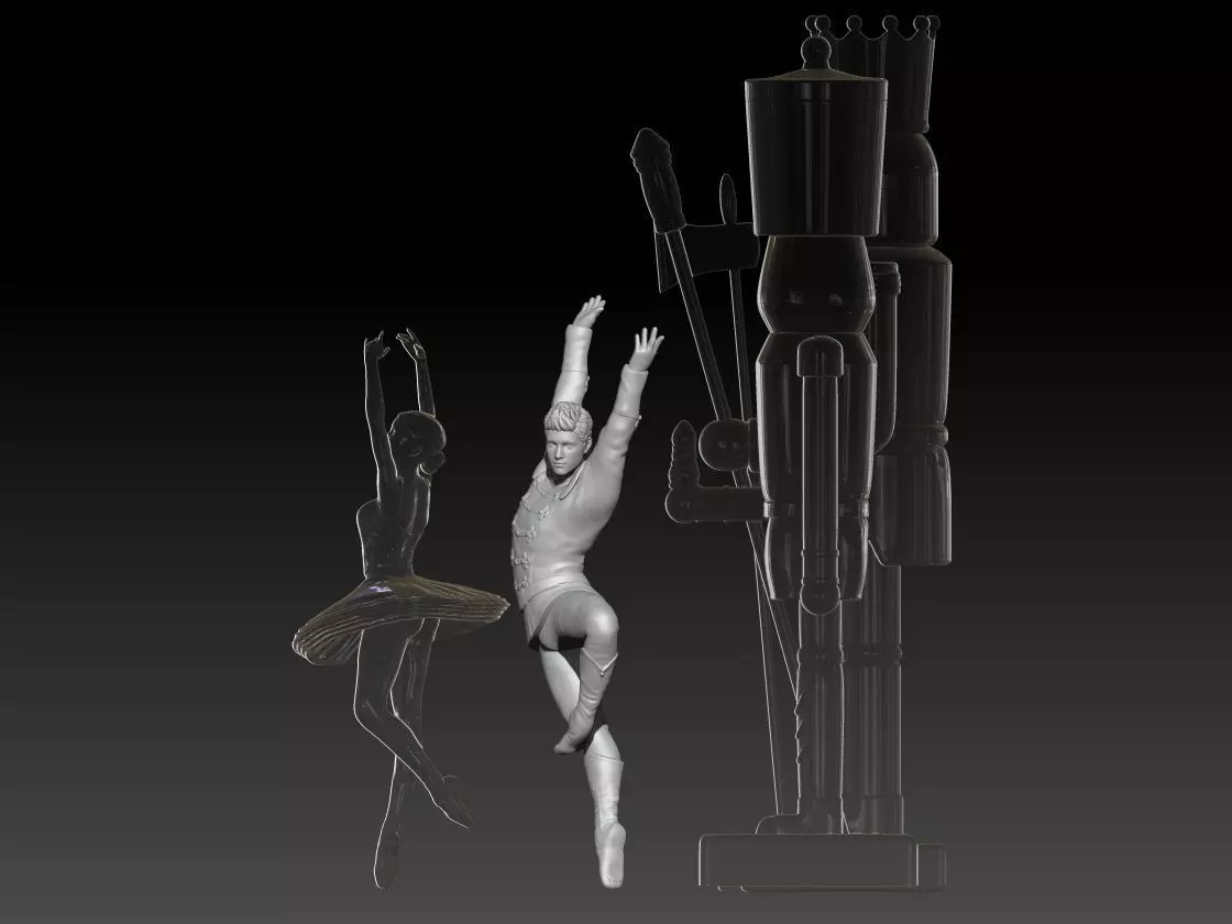 Nutcracker Dance Poses boy 3 3D print model_1