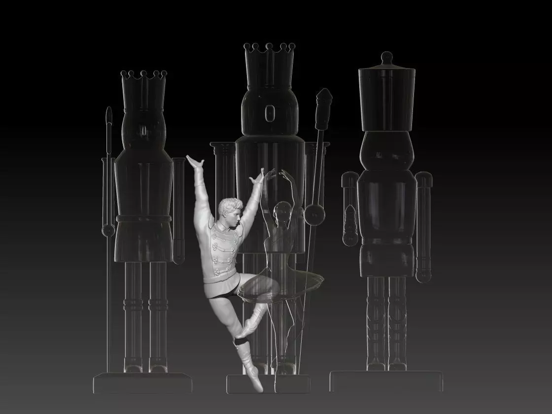 Nutcracker Dance Poses boy 3 3D print model_0