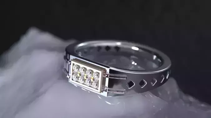 Crystal Geometry ring