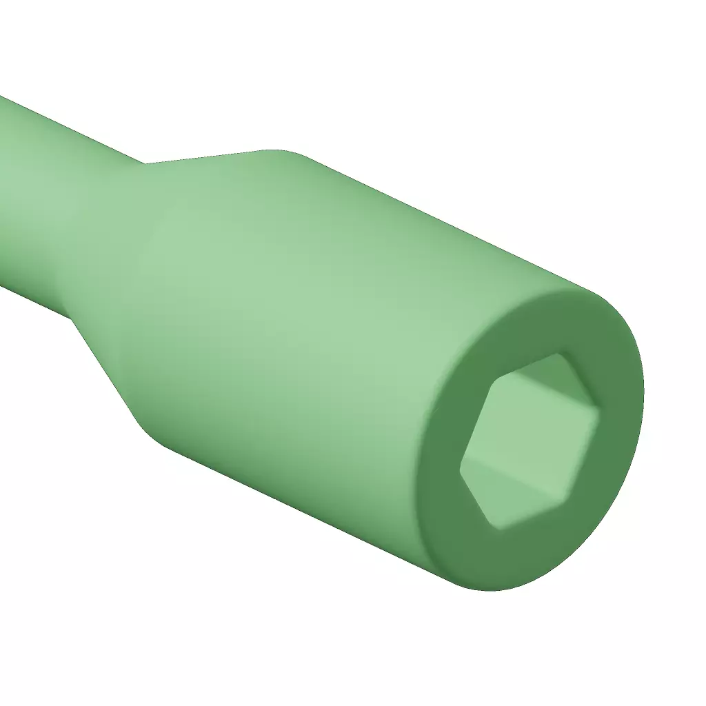 Plastic Universal Lug Wrench Toy 3D model_2