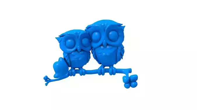 owl -  owl stl - bird - baby owl - Christmas owl 