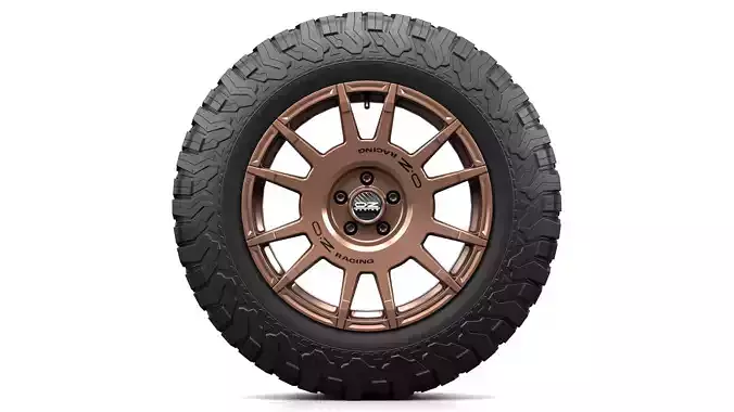 OZ Rally Legend Wheel 3D model 2