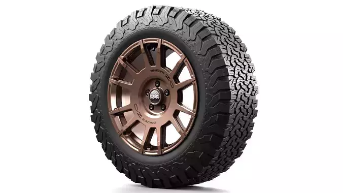 OZ Rally Legend Wheel 3D model 3