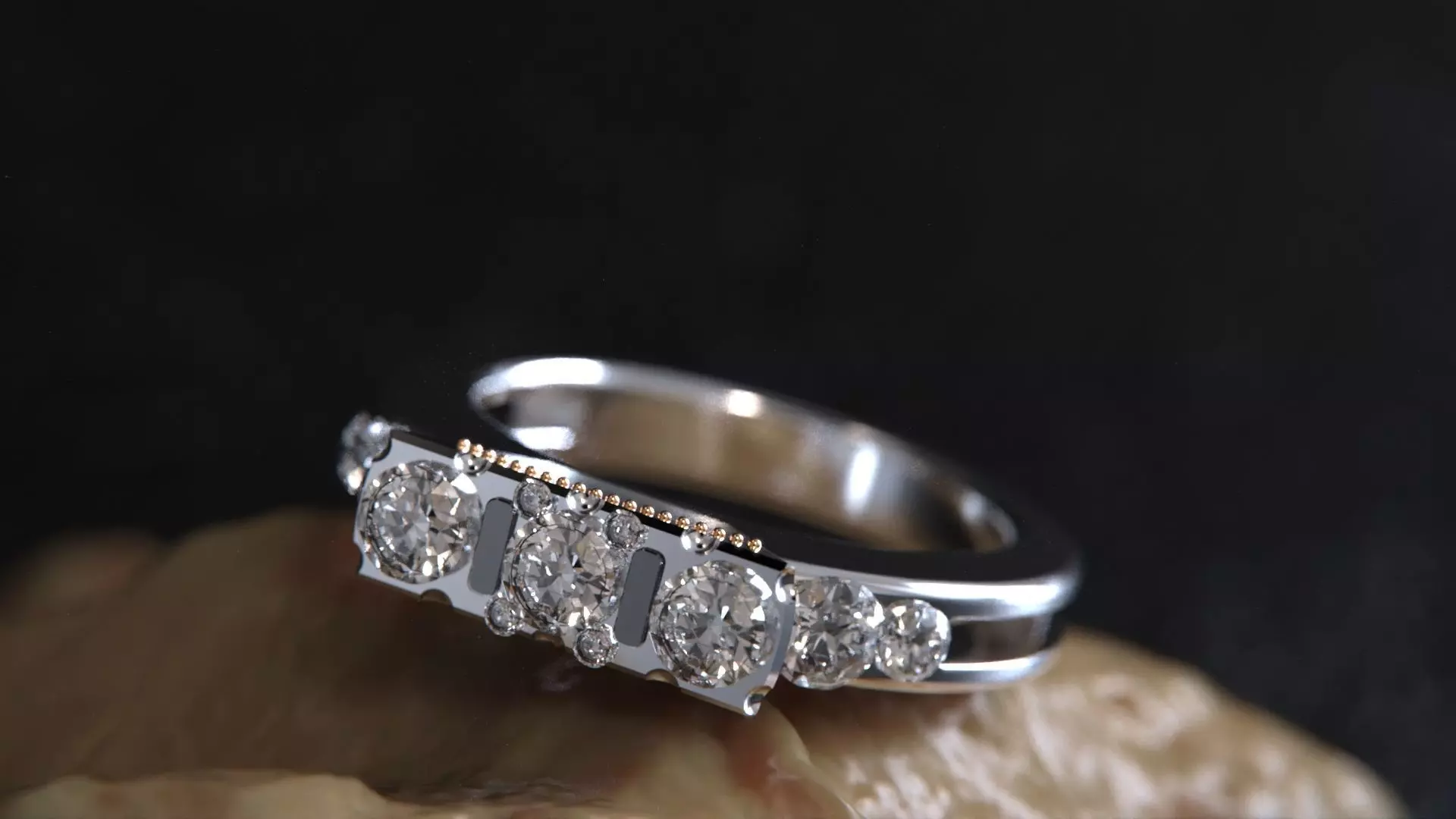 Crystal Geometry ring vol5 3D model_0