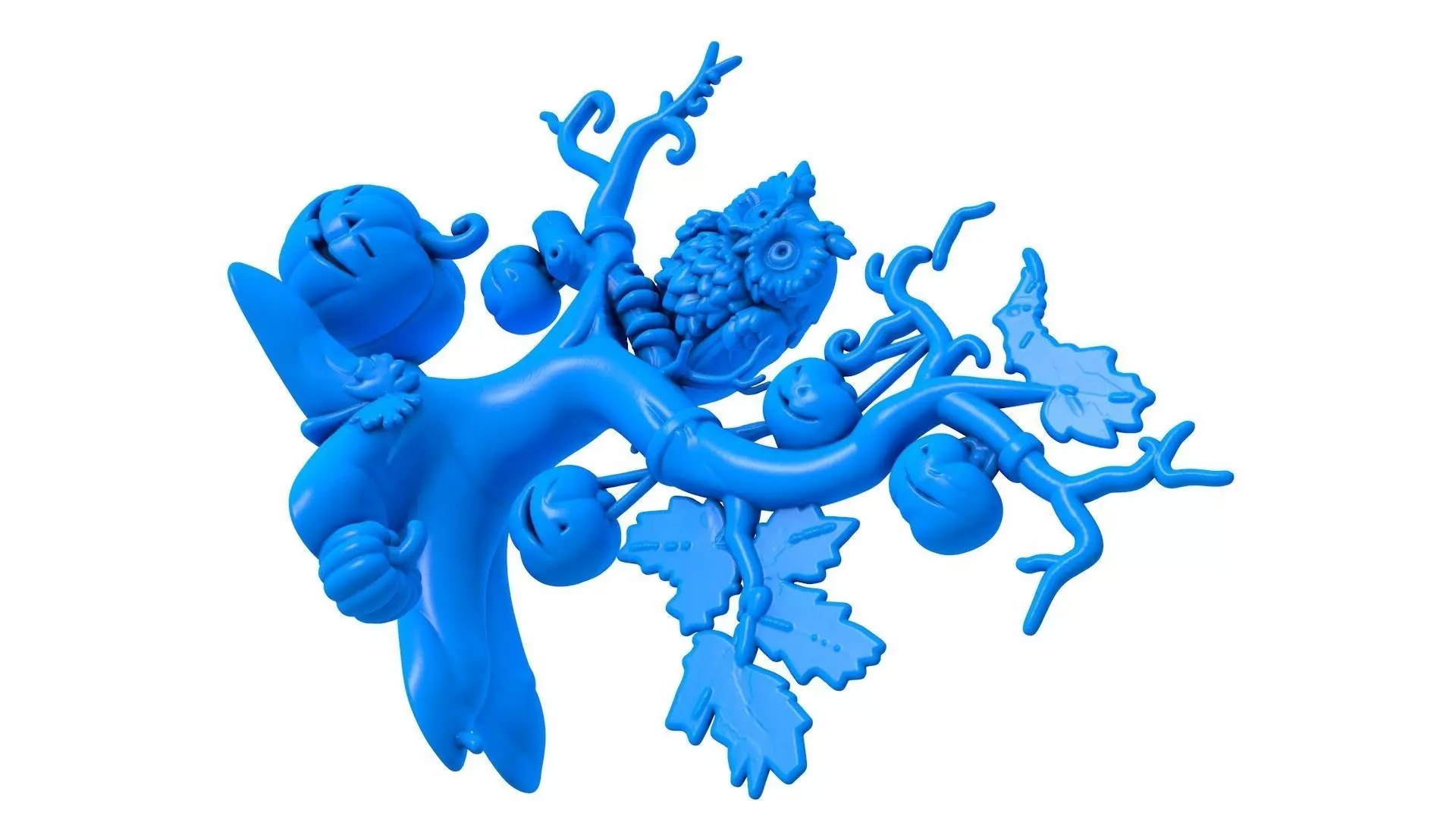 owl -  owl stl - bird -  baby owl - Christmas owl  3D print model_2