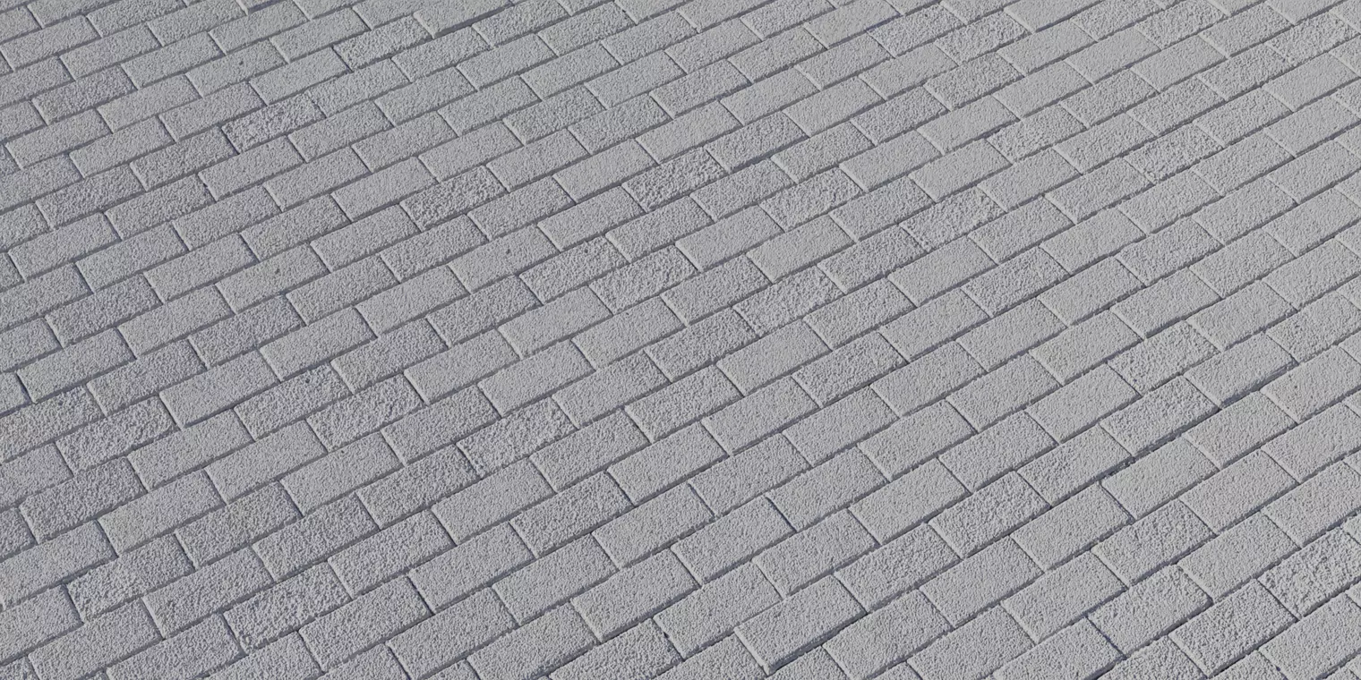 Two Tone Exposed Aggregate Paver Bricks Texture_2