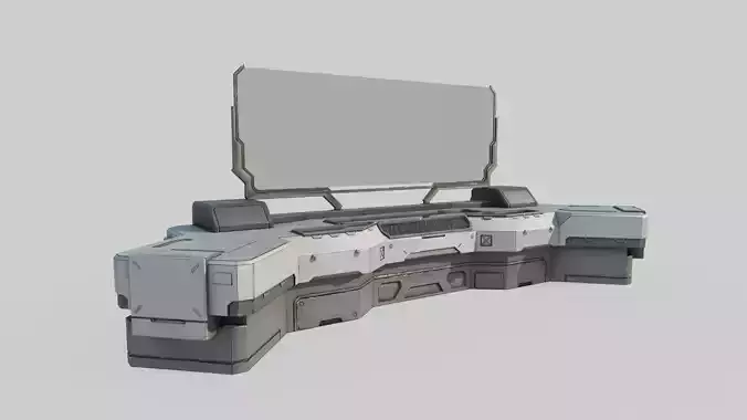 Future Science Fiction Computer Console