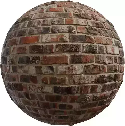 Weathered Reclaimed Brick Wall