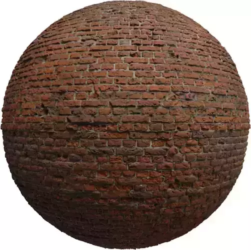 Handmade Rustic Brick Wall