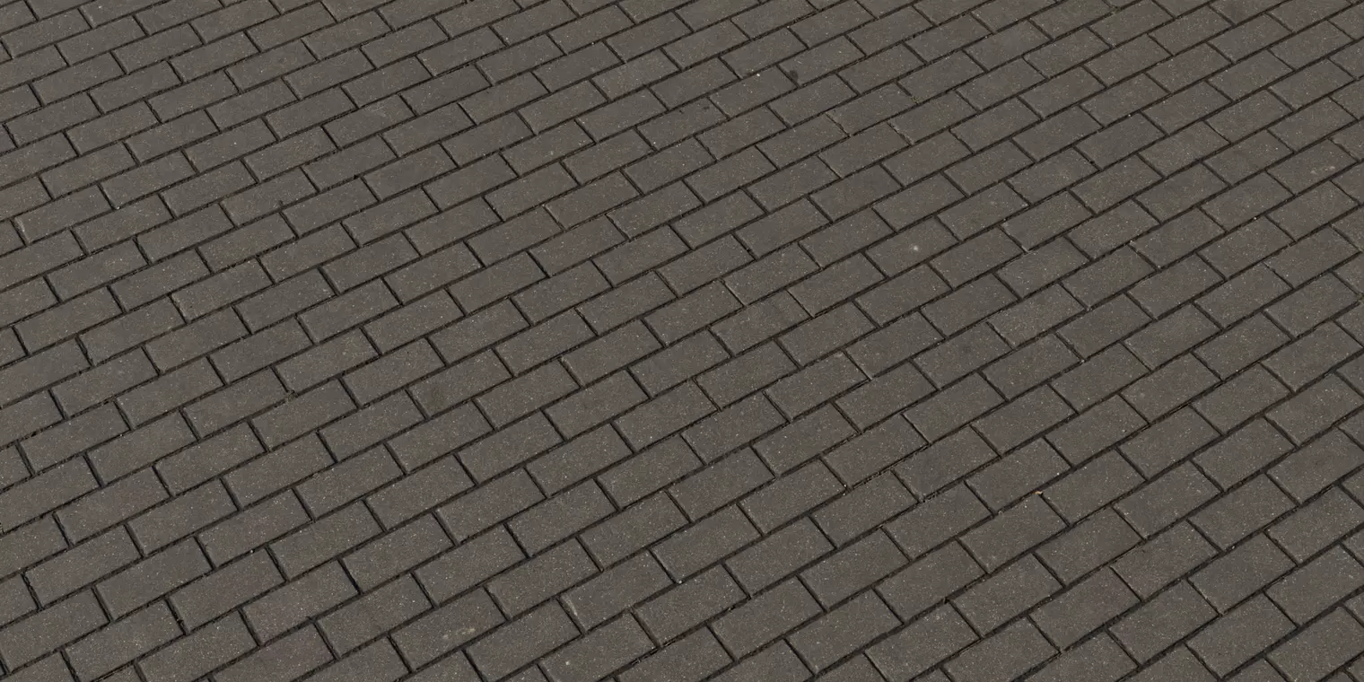 Modern Charcoal Paver Bricks  Texture_1