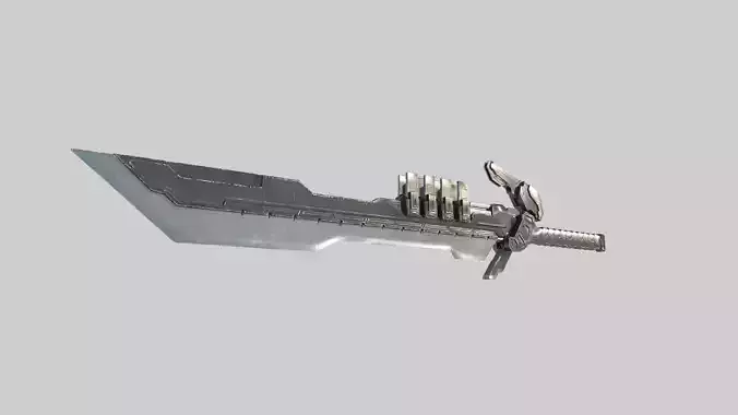 Future Sci-Fi Cold Steel Greatsword