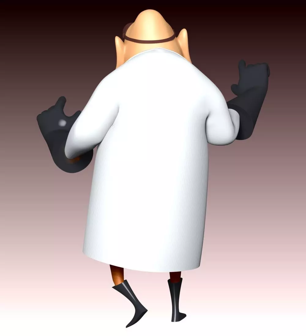 Dr Nefario - Despicable Me 3D print model_8