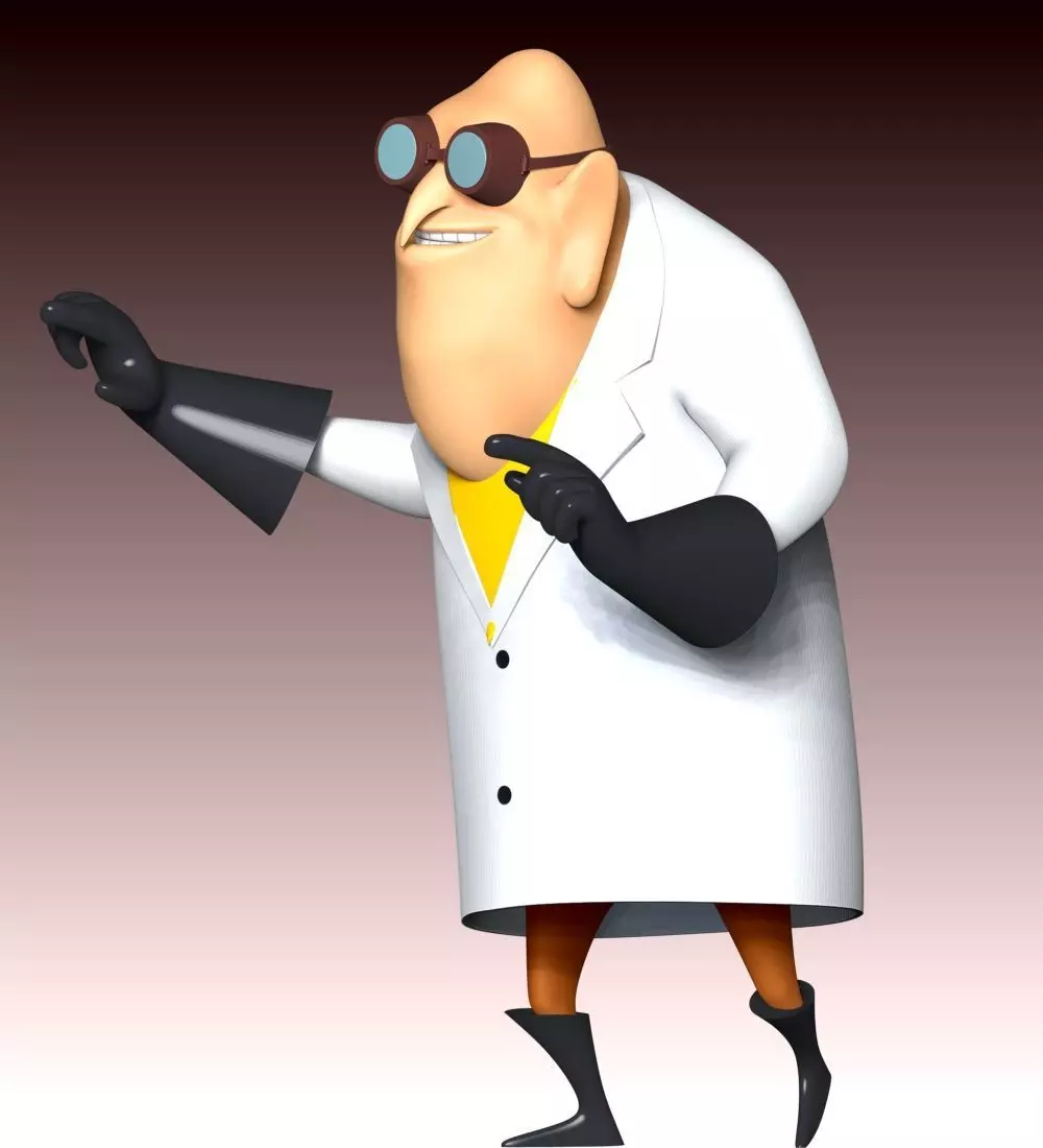 Dr Nefario - Despicable Me 3D print model_3