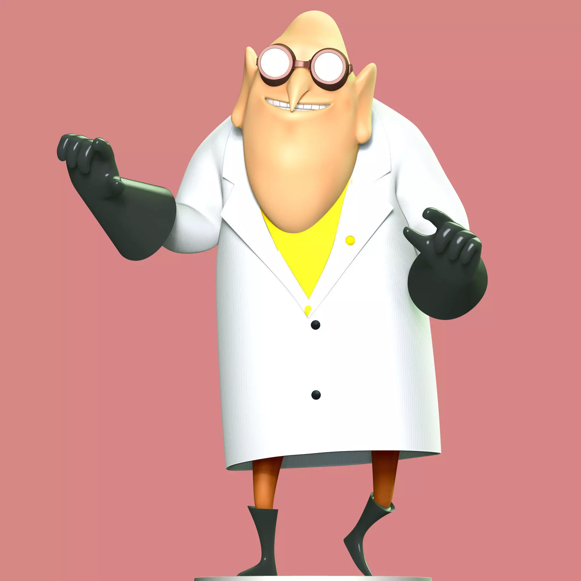 Dr Nefario - Despicable Me 3D print model_0