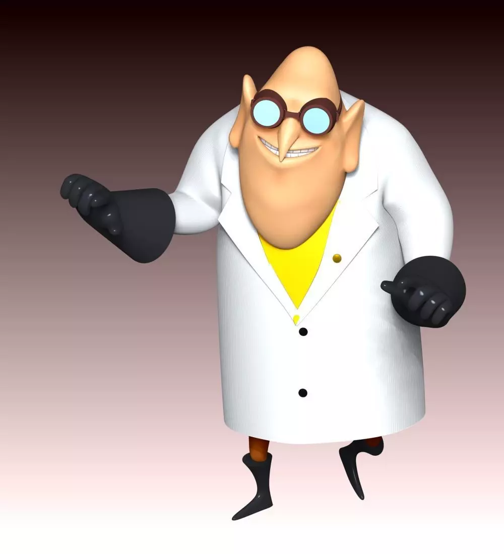 Dr Nefario - Despicable Me 3D print model_5
