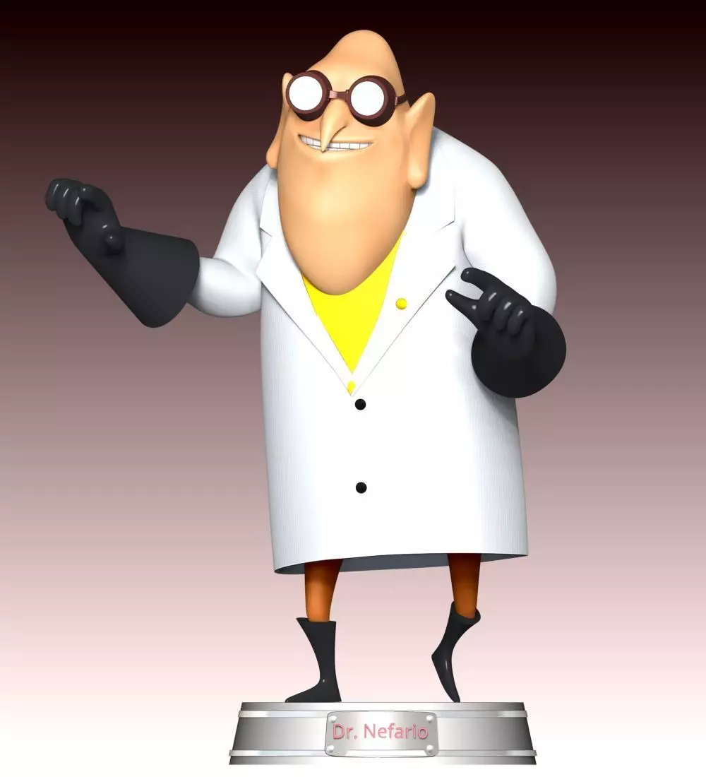 Dr Nefario - Despicable Me 3D print model_1