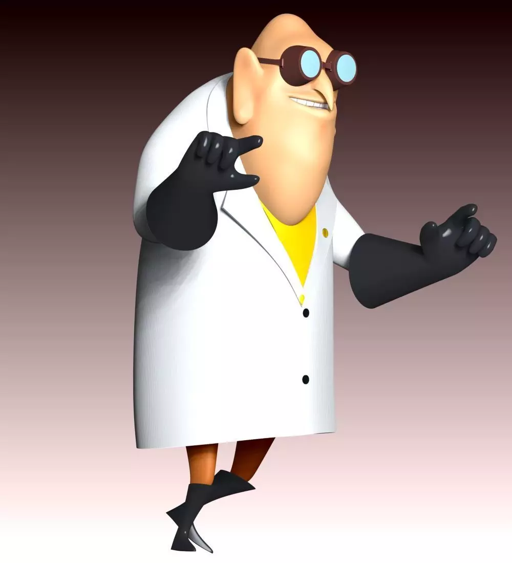 Dr Nefario - Despicable Me 3D print model_4