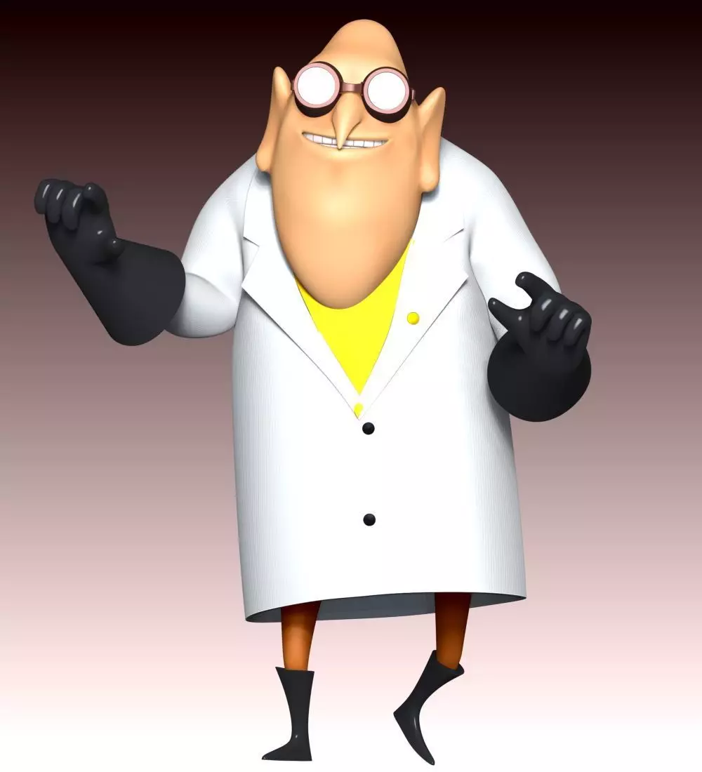 Dr Nefario - Despicable Me 3D print model_2