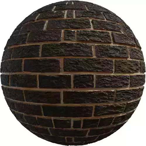 High res Rough Brick Wall PBR Texture