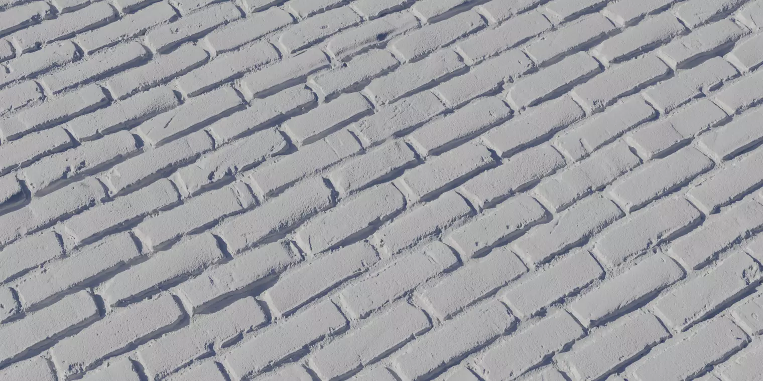 Handmade Red Clay Street Bricks PBR Texture Texture_2