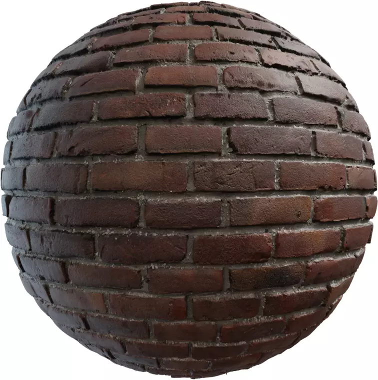 Handmade Red Clay Street Bricks PBR Texture Texture_0