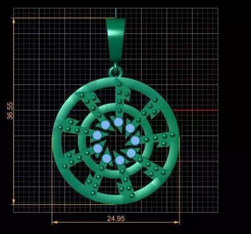 FANCY DESIGN PENDANT 3D PRINTABLE MODEL 3D print model_6