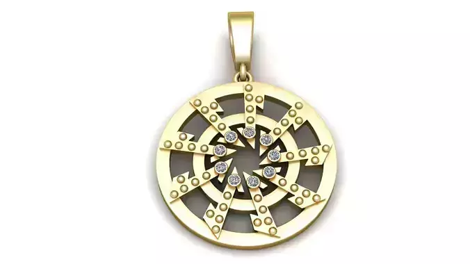  FANCY DESIGN PENDANT 3D PRINTABLE MODEL