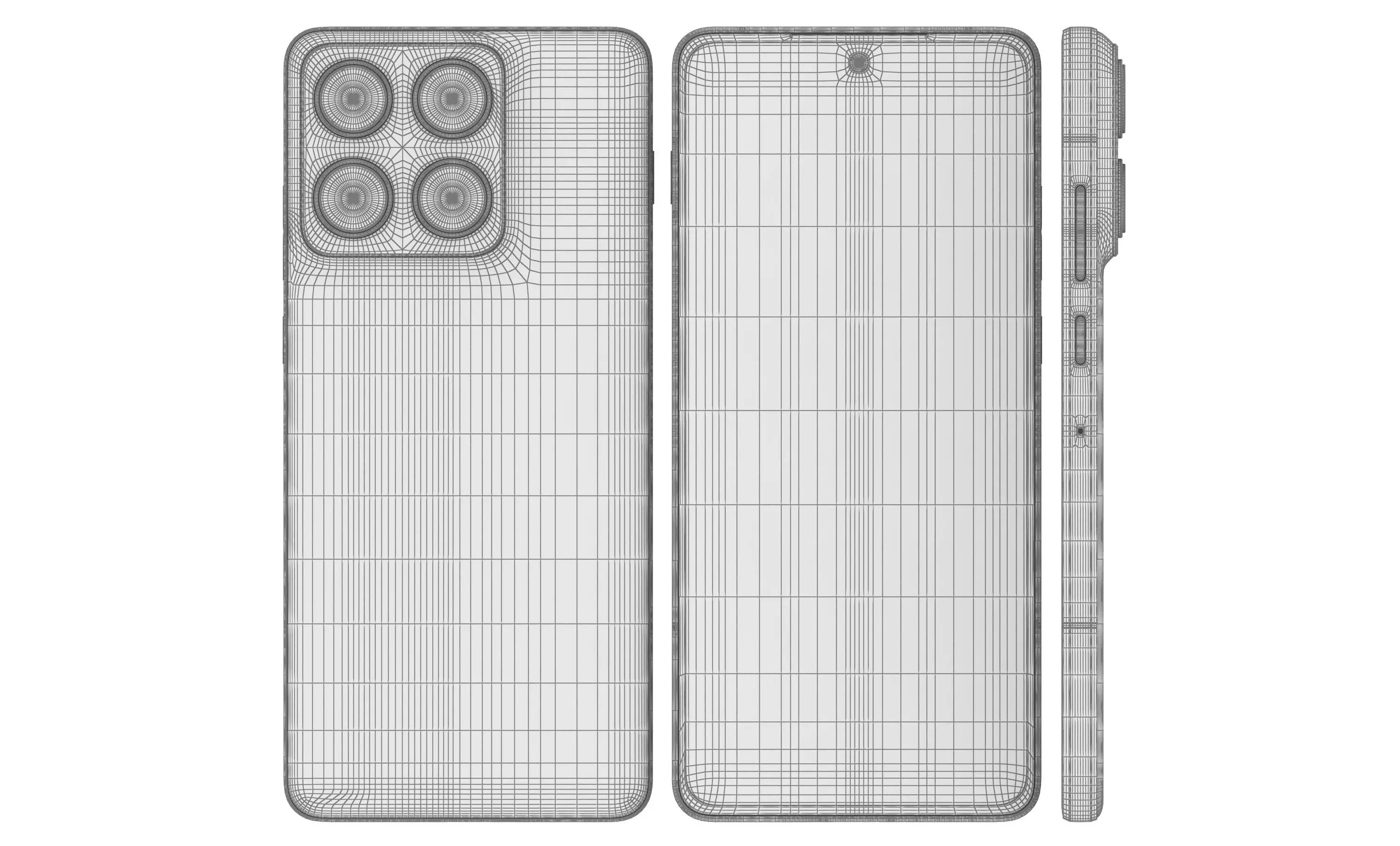 Motorola Moto X70 Air Gadget Gray 3D model_14