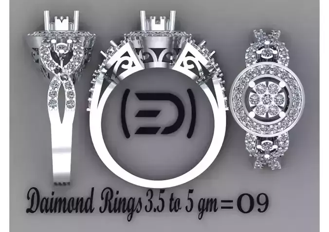 48 Architectural Brilliance Turkey Diamond Ring Collection