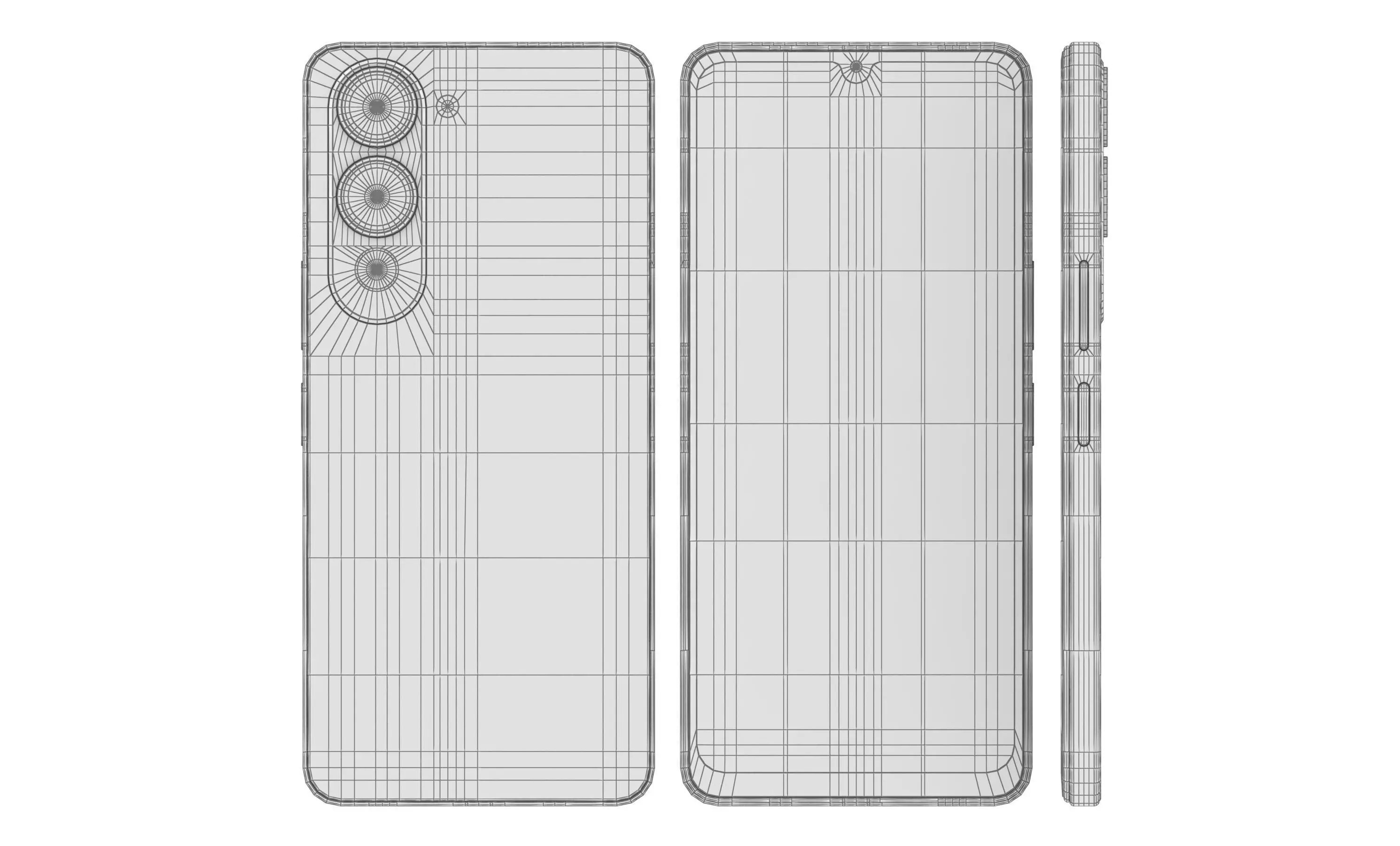 Vivo Y19s 5G Green 3D model_13