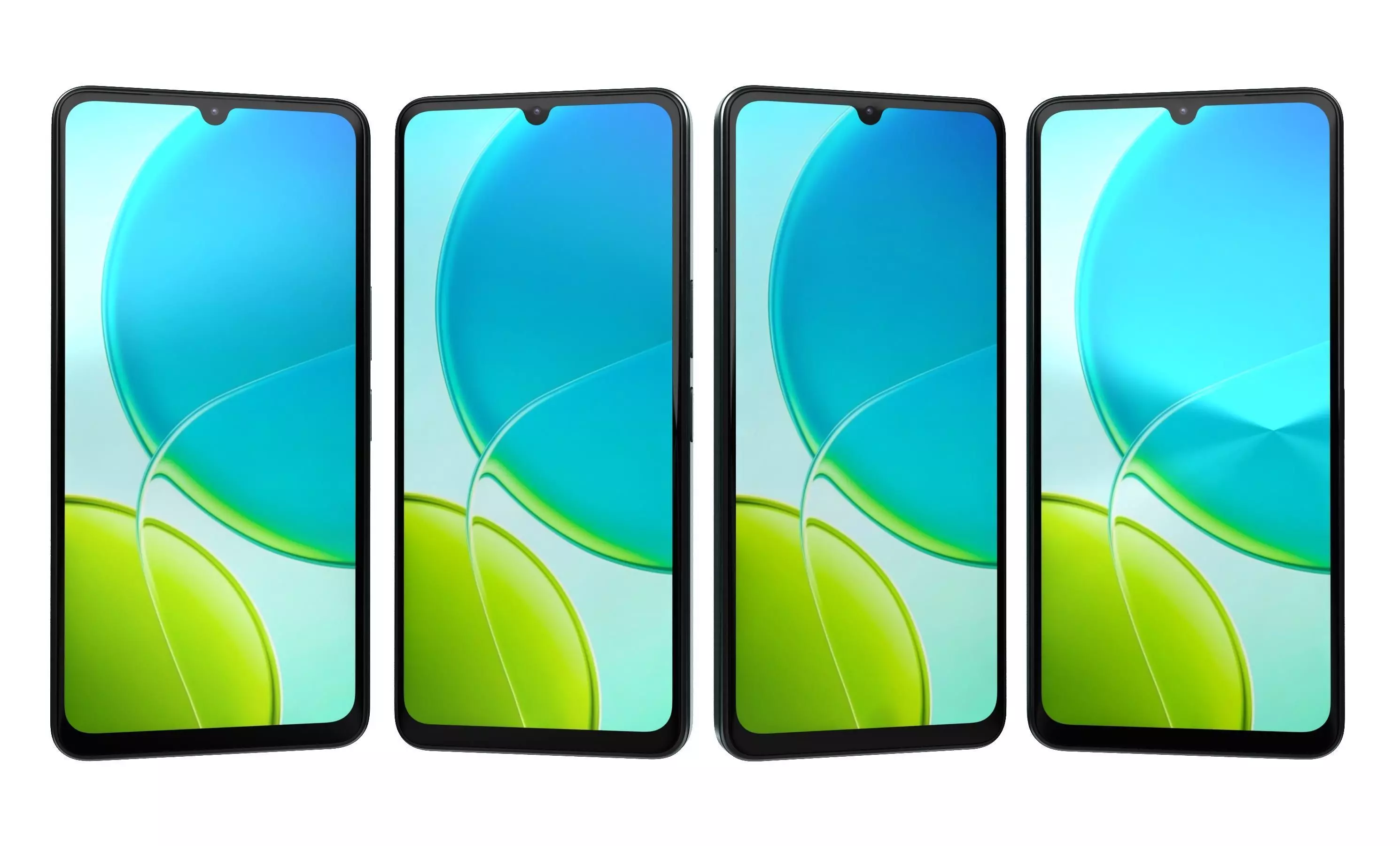 Vivo Y19s 5G Green 3D model_11
