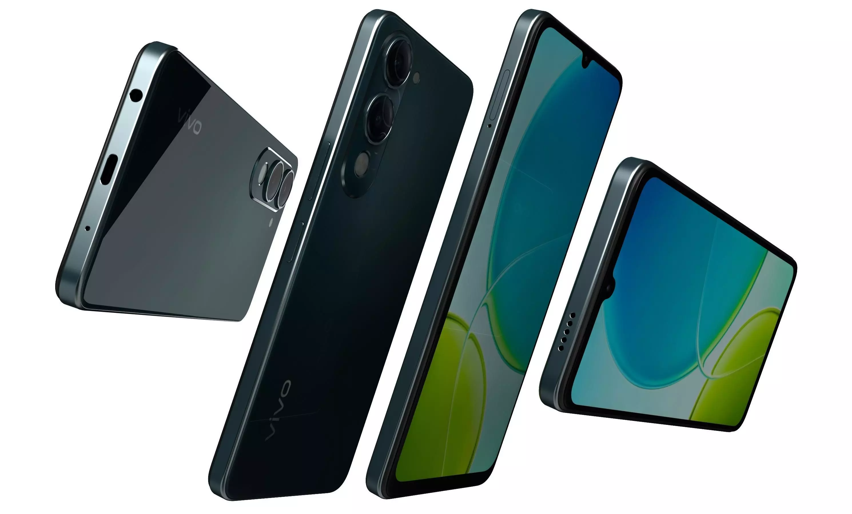 Vivo Y19s 5G Green 3D model_5