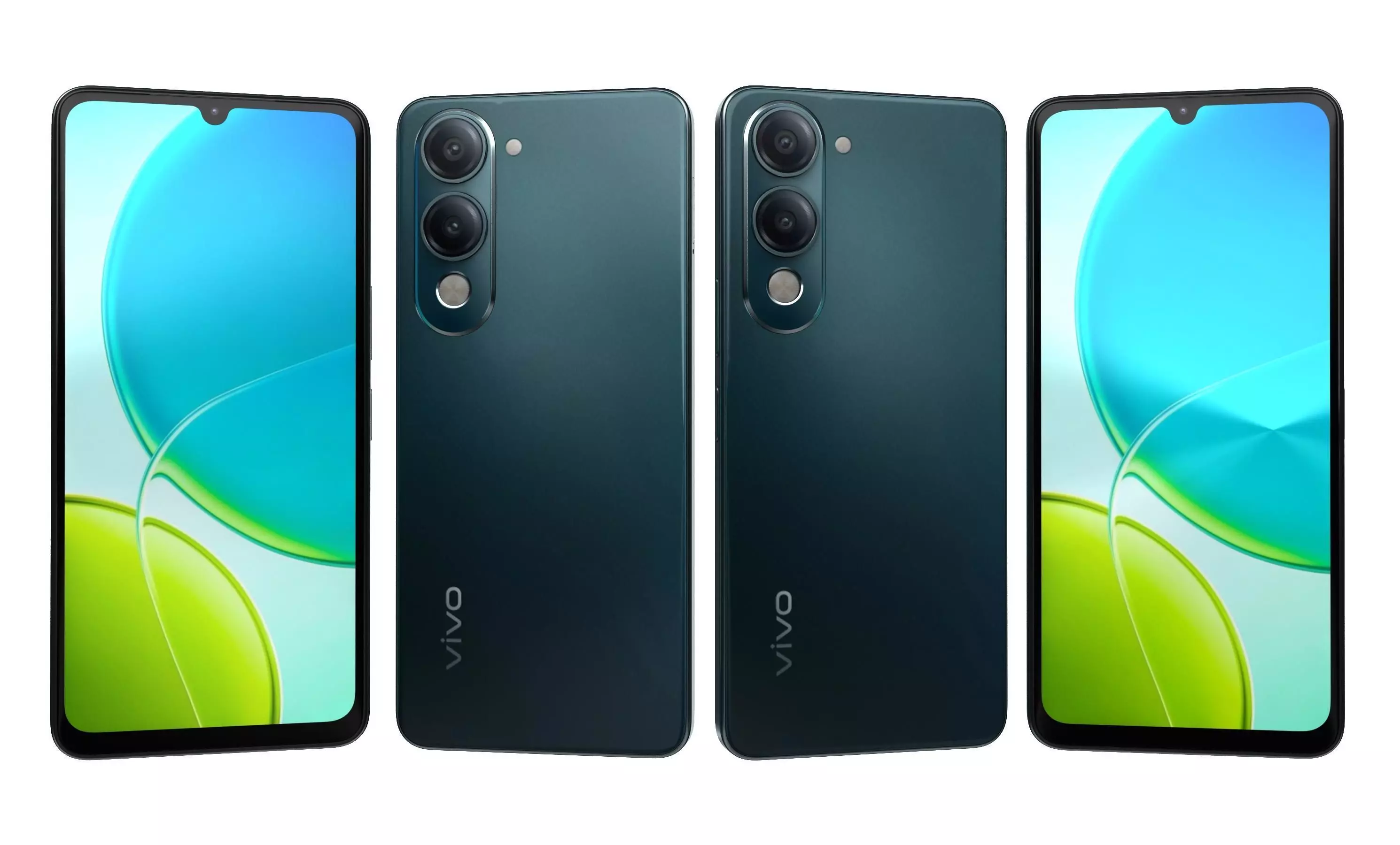 Vivo Y19s 5G Green 3D model_22