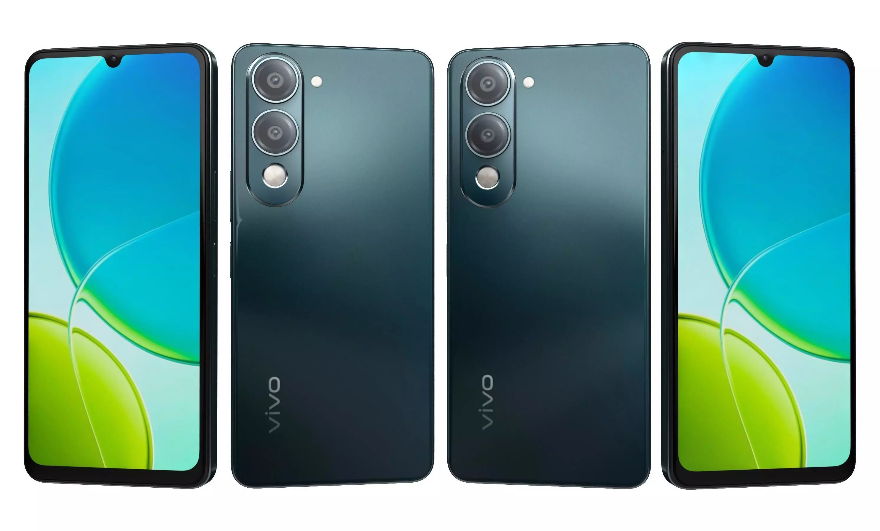 Vivo Y19s 5G Green 3D model_29