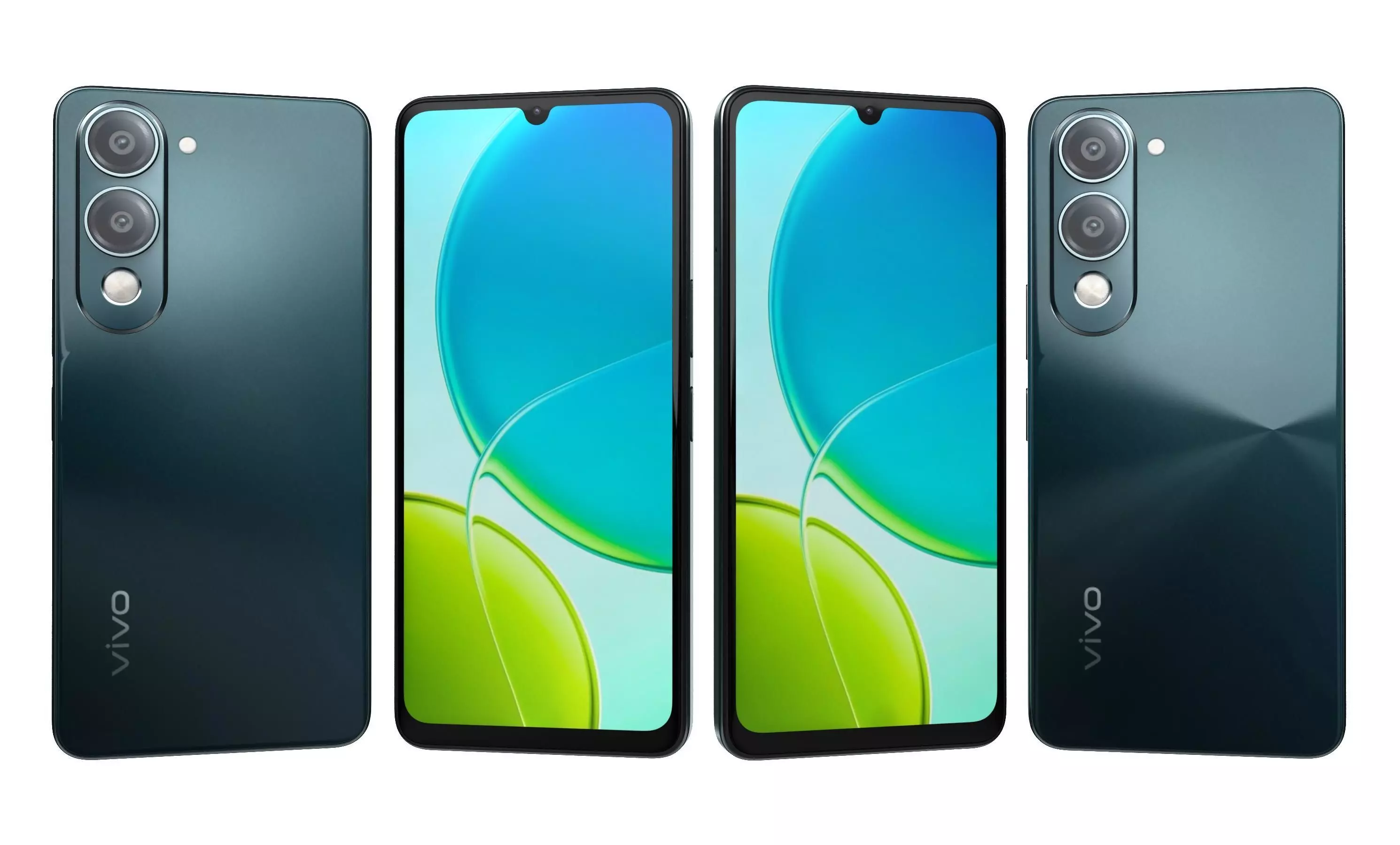 Vivo Y19s 5G Green 3D model_0