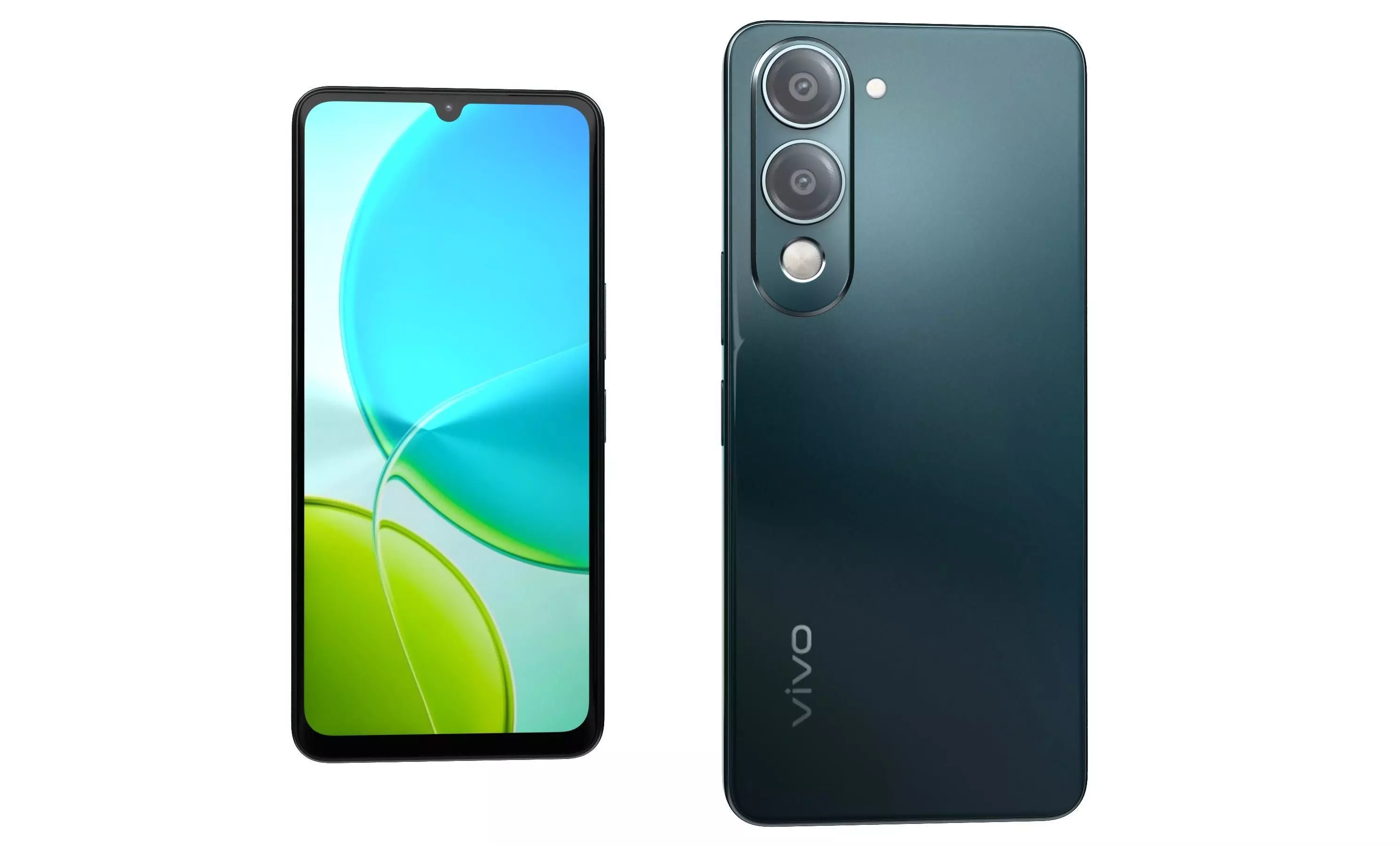 Vivo Y19s 5G Green 3D model_1