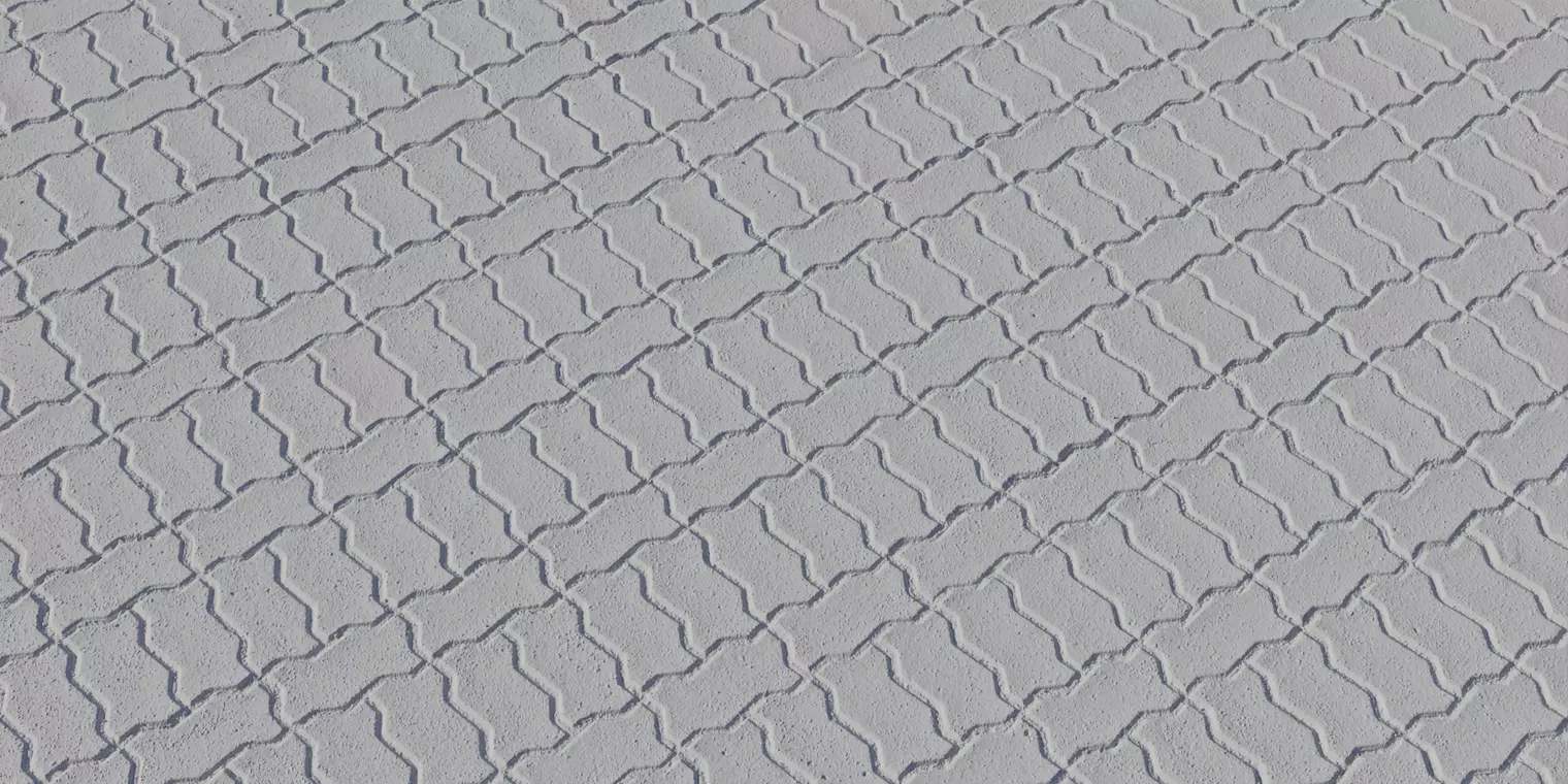 Red Interlocking Concrete Pavers PBR Texture Texture_2