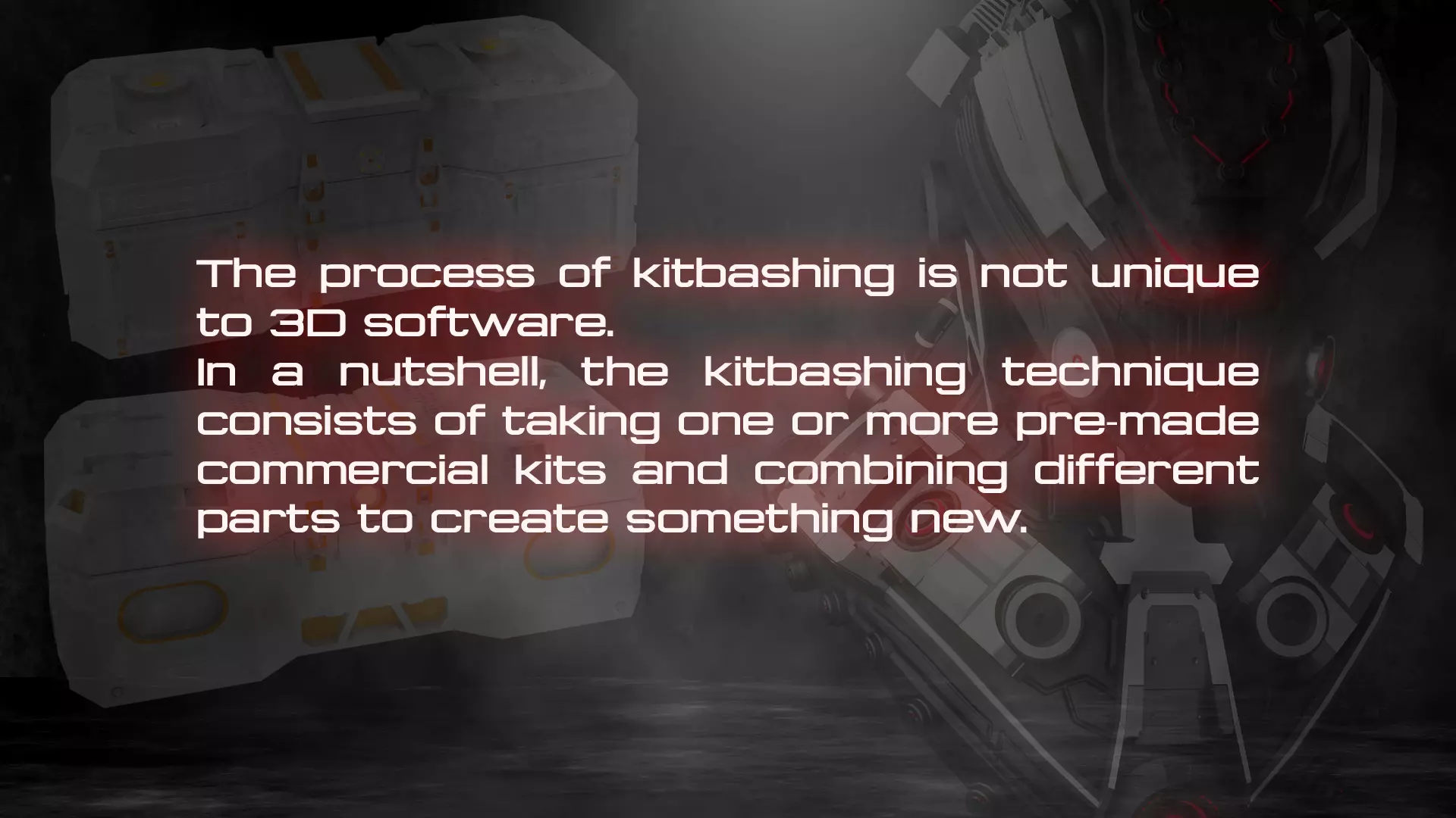 300 Hardsurface KitBash 200 Alpha 3D model Free 3D model_3