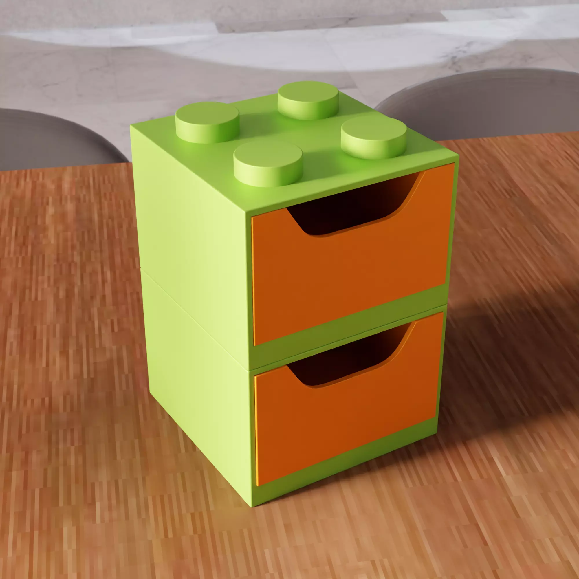 Block Drawer Organizer - 484 3D print model_4