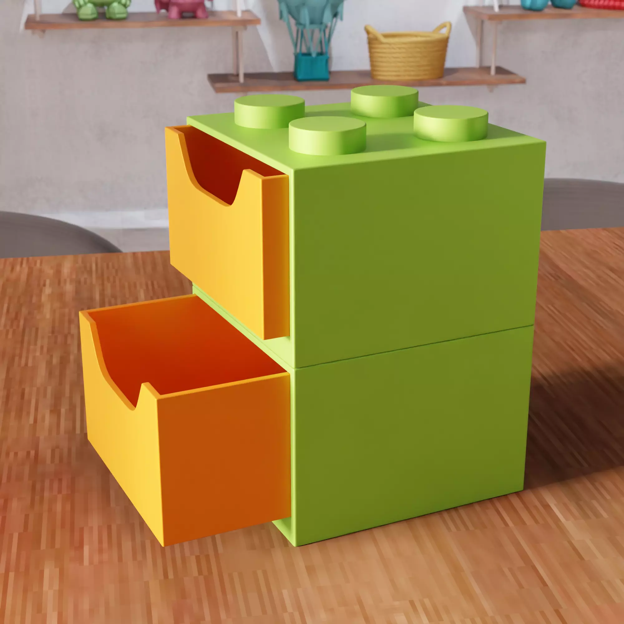Block Drawer Organizer - 484 3D print model_2