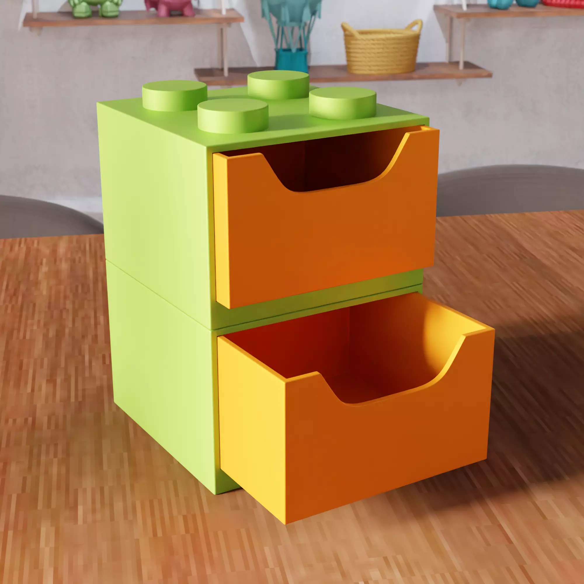 Block Drawer Organizer - 484 3D print model_0