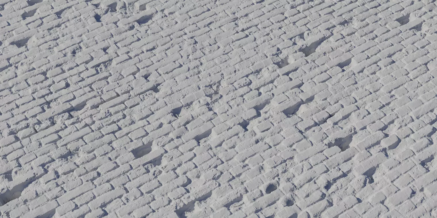 Old Weathered Red Brick Wall PBR Texture Texture_2