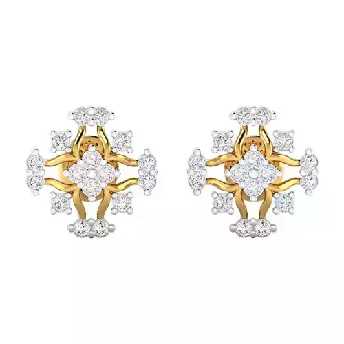 Women Earring Render 3dm STL SLC JCD OBJ FBX Details