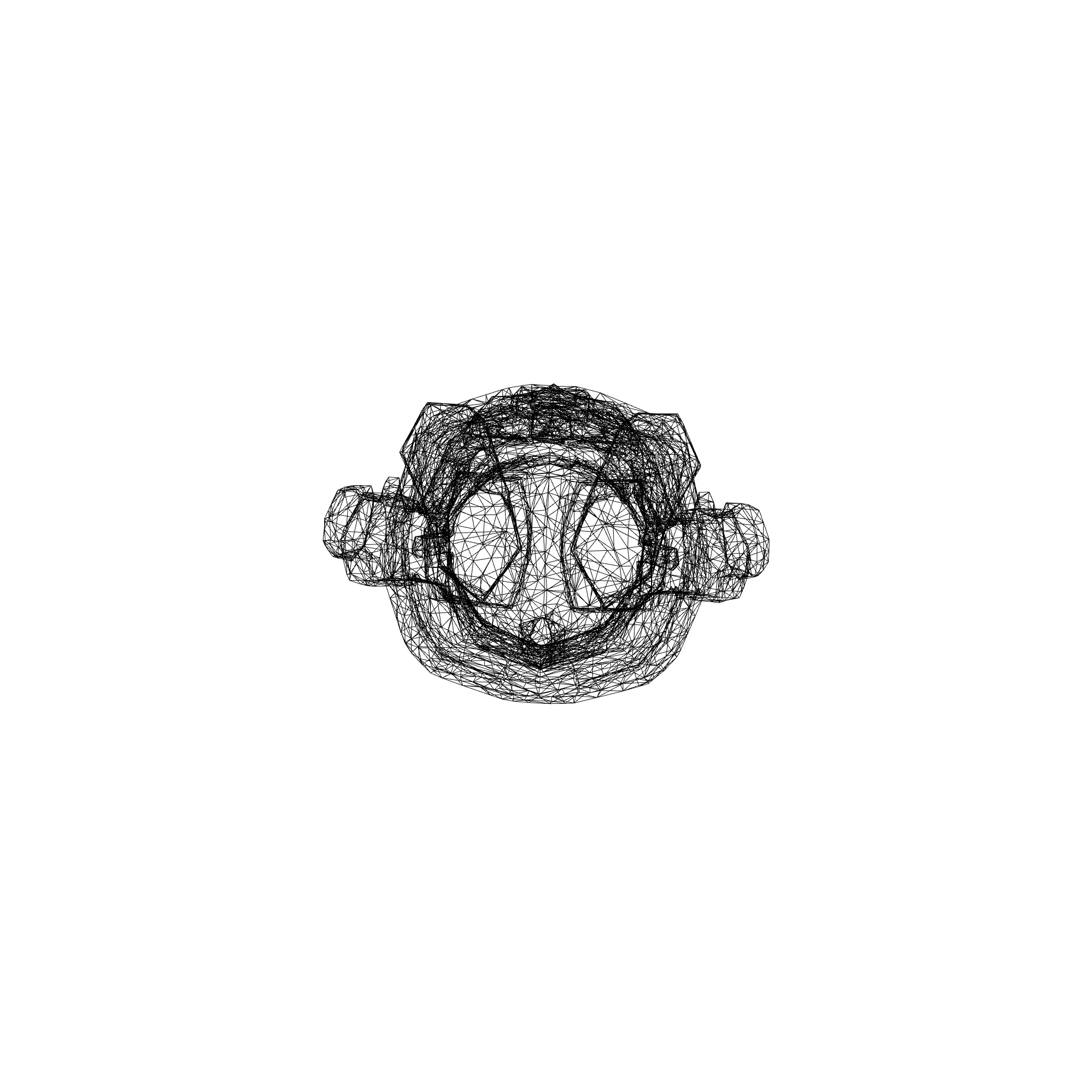 Jolly Santa Low-poly 3D model_17