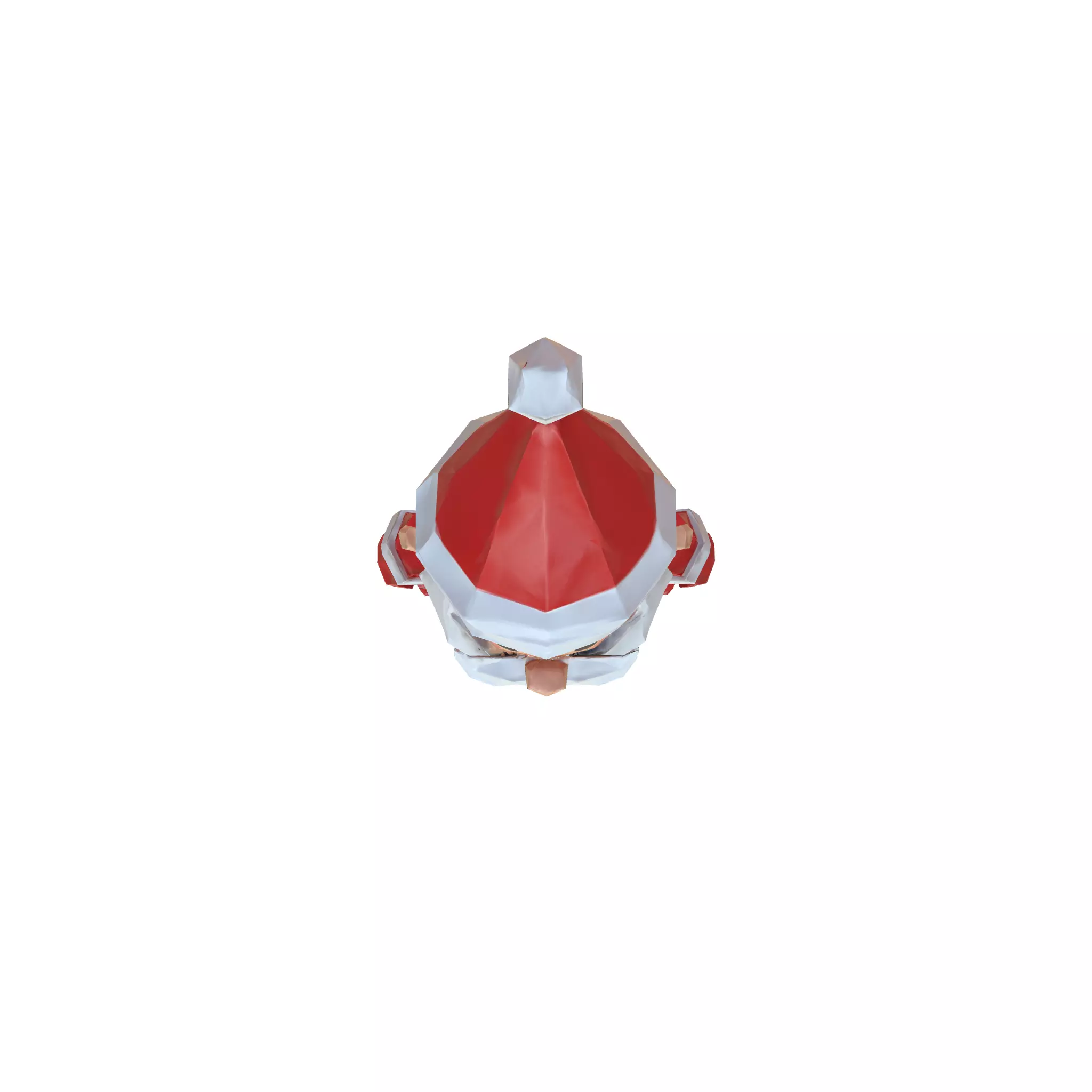 Jolly Santa Low-poly 3D model_9