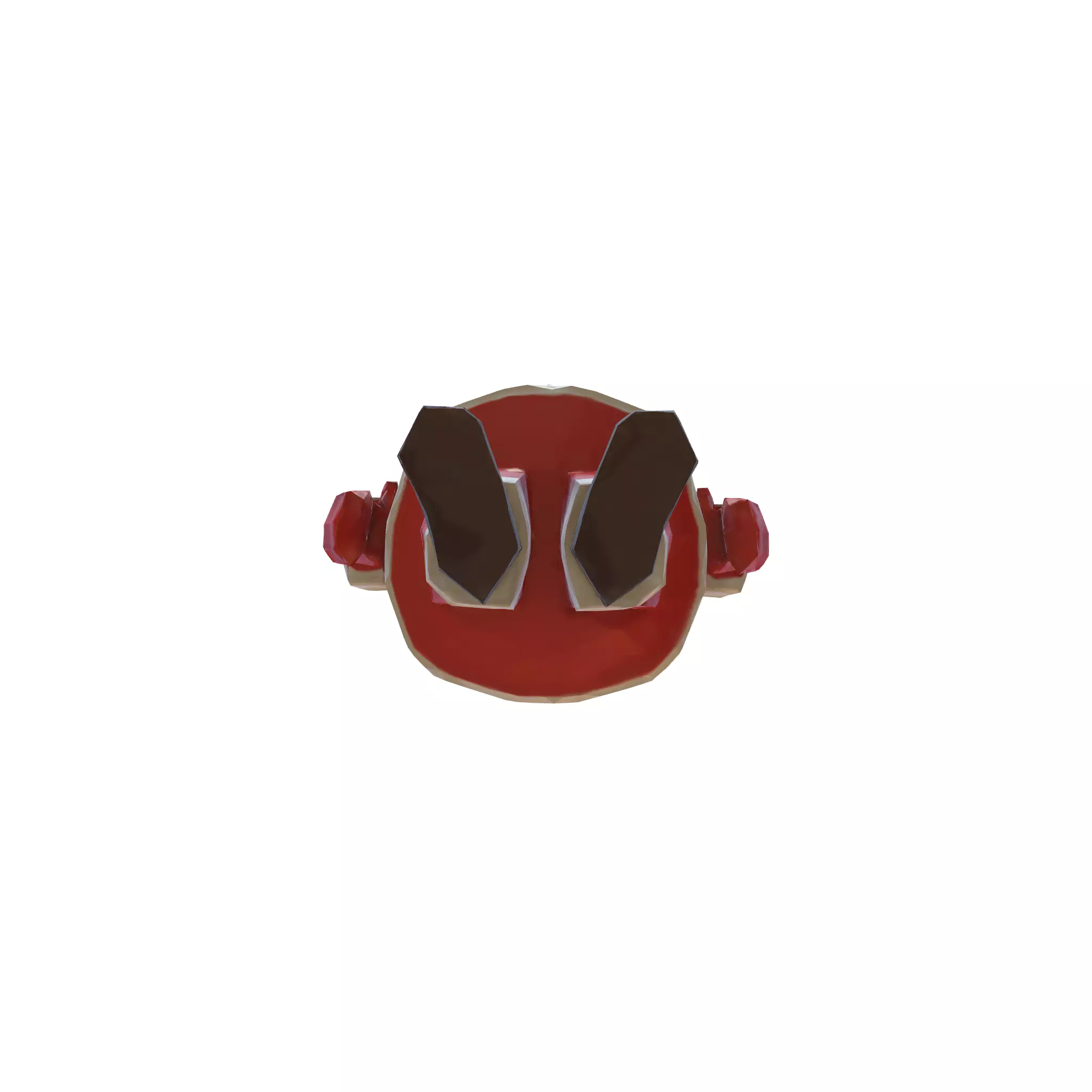 Jolly Santa Low-poly 3D model_8